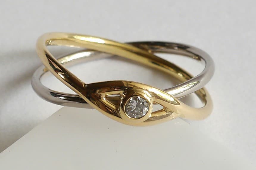 Anhänger; Silber und Onyx